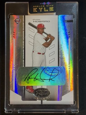 Espejo Ryan Howard 2004 certificado blanco automático/25 Foto 1 de 3