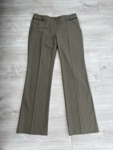 Piazza Sempione Italy Green Trousers Womens Size 48 Medium Dress Pants - Picture 1 of 12