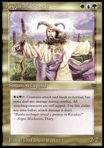 Italian Angus Mackenzie - Light Play MTG Legends - Picture 1 of 1