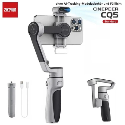 ZHIYUN CQ5 3-Achsen-Handy Stabilisator,Gimbal mit Fokuskontrolle, Face Tracking - Bild 1 von 4