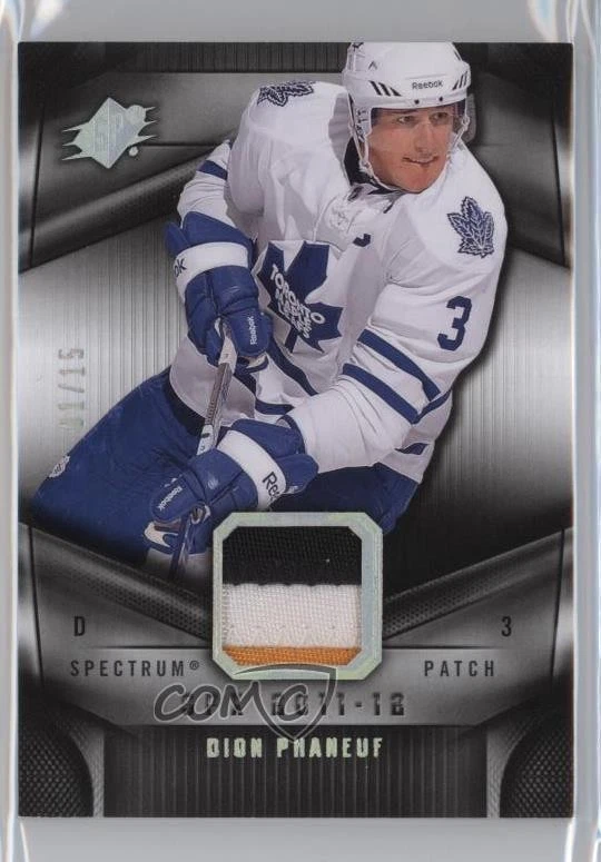 2011-12 SPx Spectrum /15 Dion Phaneuf #12 - Image 1 of 2