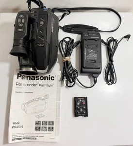 Panasonic Palmcorder Camcorder PV-L559D VHSC Palmsight Extras SEE DESCRIPTION - Picture 1 of 15