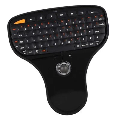 Mini Keyboard Trackball Practical N5901 QWERTY Keyboard 124X135X25Mm Plastic - Image 1 of 4