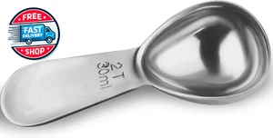 Coffee Scoop 18/8 Stainless Steel Coffee Measuring Spoon 2 Tablespoon Coffee Sc - Picture 1 of 12