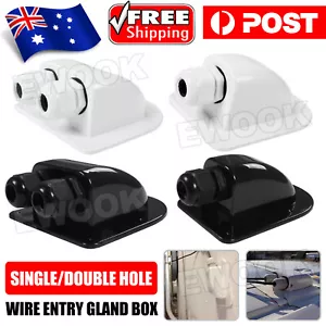2 Cable Entry Gland Solar Panel For Caravan Roof Boat Gland Box Panel Mounting - Picture 1 of 13