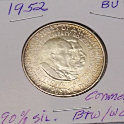 1952 BTW/Washington Carver Commemerative Half Dollar BU - Image 1 of 4