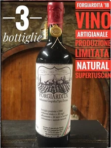 Merlot di Forgiardita 2018 Vino Rosso Artigianale Toscano Supertuscan Naturale - Imagen 1 de 8