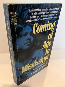COMING OF AGE IN MISSISSIPPI An Autobiography by Anne Moody 1976 Dell VG - Bild 1 von 2