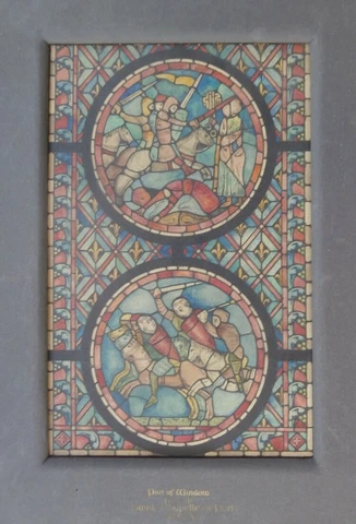 Exhibited 1910! French Gothic Stained Glass Architect Painting Leicester Holland Cover