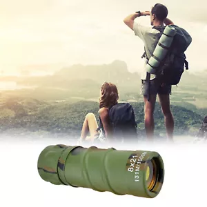 Night Vision Mini Pocket Monocular Telescope 8x21 Zoom HD Telescope Outdoor - Picture 1 of 14