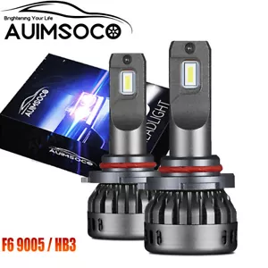 Combo 9005 HB3 LED Headlight Bulb Kit HIGH Beam Super Bright 6500K Xenon White - Picture 1 of 12