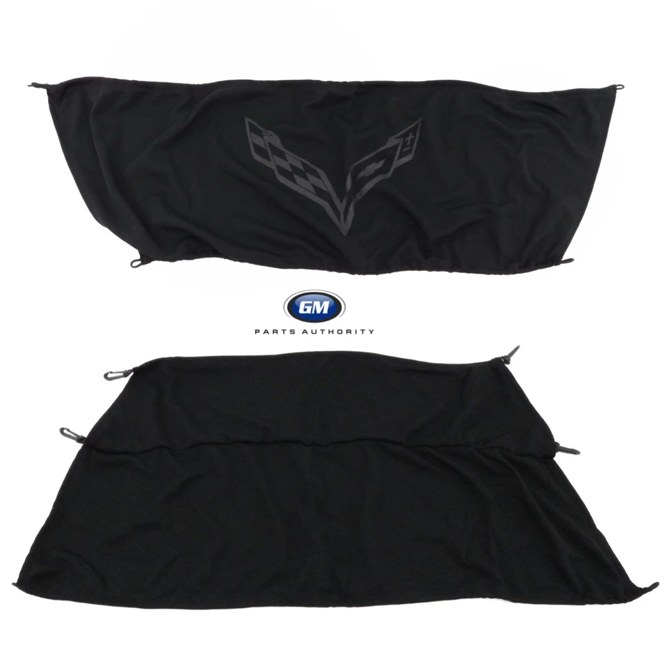 2014-2019 Chevrolet Corvette Coupe sombra de carga superior e inferior 22952948 preto fabricante de equipamento original - Imagem 1 de 4