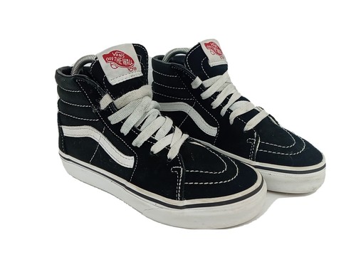 Scarpe sneakers Vans Of The Wall unisex bambino nere punta tonda stringate 721356 taglia 1