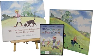 We're Going on a Bear Hunt 25th Anniversary Ed H/C Book w Slipcase, DVD VGC Rare - Picture 1 of 21
