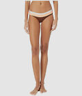 $60 Maaji Women's Brown Color Block Reversible Bikini Bottoms Swimwear Large