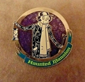 Disney 2019 Haunted Mansion Caretaker Grave Digger Mystery Pin Glow In the Dark - Picture 1 of 1