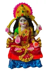 Resin Made MAA Santoshi | Matarani Statue ( Size: 16.5 cm, Pack of 1 ) - Picture 1 of 4