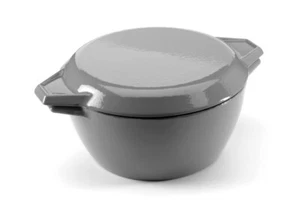 Casseruola rotonda in ghisa smaltata 24,5 cm Samuel Groves arrosto con coperchio - Foto 1 di 7