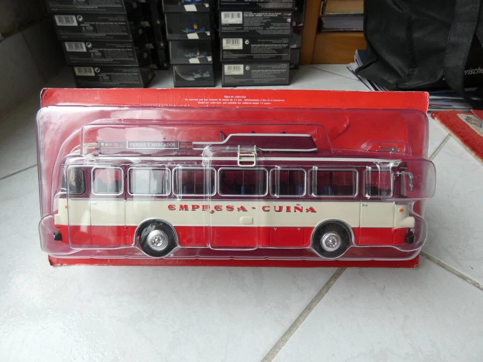 Pegaso Comet 5061 1963 Seida 1/43 Ixo Hachette Blister Autobus Autocar - Immagine 1 di 1