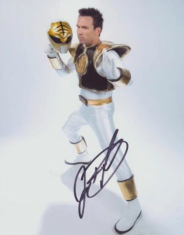 JASON DAVID FRANK as Tommy - The White Power Ranger GENUINE SIGNED AUTOGRAPH Cover