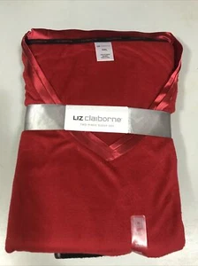 LIZ CLAIBORNE 2PC SLEEP SET WOMEN’S SIZE XXL RED (7-TW-85) - Picture 1 of 5