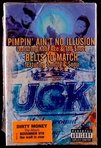 UGK – Pimpin Ain't No Illusion / Belts To Match CASSETTE RAP JIVE USA SEALED OOP - Picture 1 of 2