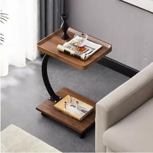 Air Deco Coffee Table Side Table Laptop Desk Bedside Sofa Tea End Tables Metal - Picture 1 of 14
