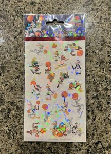 Warner Bros Space Jam Stickers 25th Ann Cartoon Bugs Daffy Taz Looney Tunes NEW - Picture 1 of 6