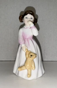 Royal Doulton DADDY'S GIRL with Teddy Bear 5" Figur 1992 HN 3435 - Top! - Bild 1 von 7