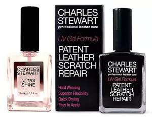 Charles Stewart Premium - Black Patent Leather Scratch Repair with Ultrashine - Foto 1 di 10