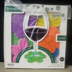 Bouquet Sponti Coaster Clips, set of 6 - Picture 1 of 2