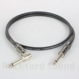 Mogami W3082 High Clarity Speaker Cable | 3 FT | Nickel Straight to Right - Picture 1 of 3