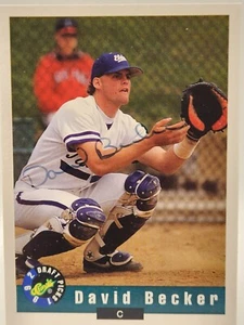 David Becker 1992 giochi classici inc. Carta auto! con COA - Foto 1 di 3