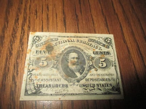 1868 CINCO CENTAVOS 3ª SERIE MONEDA FRACCIONARIA VER FOTOS - Imagen 1 de 4