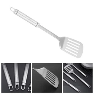 Non Slip Handle Camping Camping Cooking Spatula Light Weight Stainless Steel - Picture 1 of 12