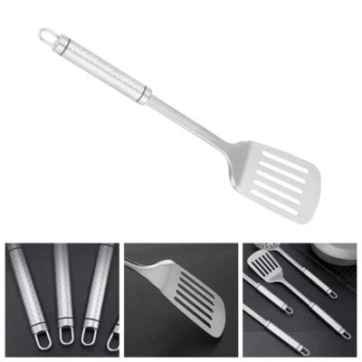 Non Slip Handle Camping Camping Cooking Spatula Light Weight Stainless Steel - Image 1 of 4