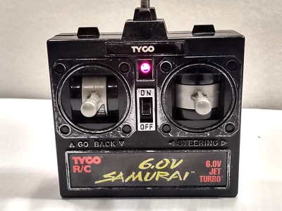 TYCO RC - 27 MHz - SAMURI Jet Turbo REMOTE - GOOD CONDITION - UNTESTED (#20) - Image 1 of 4