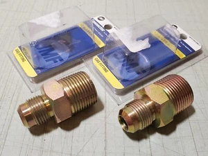 Conectores de gas macho 2 un. 1/2"" llamarada x 3/4"" JMF 8810108129813 NUEVOS accesorios - Imagen 1 de 5
