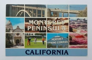Postcard Ca California Monterey Peninsula Scenic Mosaic Unposted  - Picture 1 of 2