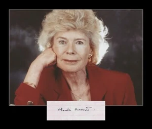 Claude Sarraute (1927-2023) - Page signée en personne + Photo - Paris 1995 - Picture 1 of 3