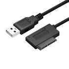 USB 2.0 to Mini Sata II 7+6 13Pin Adapter Converter Cable for Laptop CD/DVD ROM