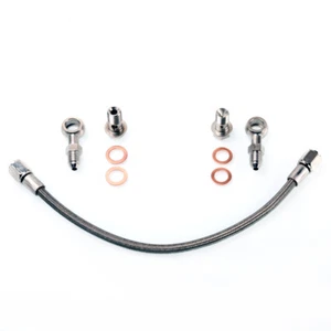 Fits TOYOTA 3SGTE / 3S-GTE Rev 3 w/ Garrett GT28R GT30R GT35R Oil Feed Line Kit - Picture 1 of 2