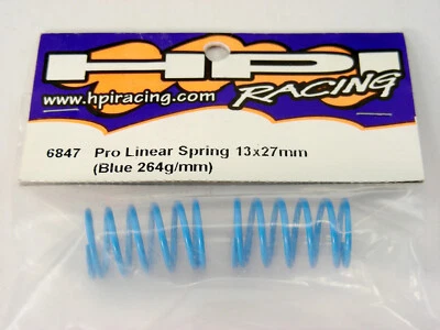 Vintage HPI 6847 Nitro RS4 Mini RTR Racer SS Super R40 BLUE Pro Linear Springs - Image 1 of 2