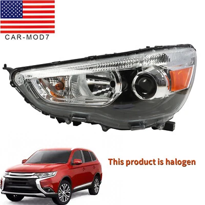 Левосторонняя фара водителя для Mitsubishi Outlander Sport 2011-2019 годов выпуска с прозрачными линзами - Изображение 1 из 4