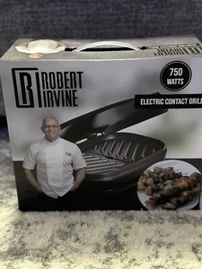 Robert Irvine Elektrischer Kontaktgrill Antihaft Neu im Karton - Bild 1 von 4