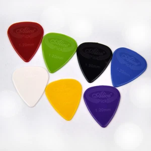 Lots of 24pcs Alice 1.2mm Heavy Guitar Picks Nylon Anti-slip Assorted Colors New - Picture 1 of 3
