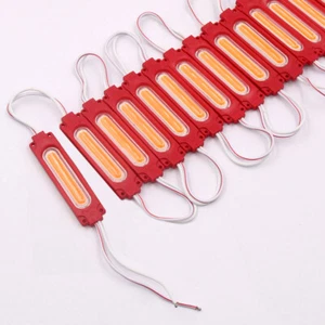 20pcs COB LED Module Light Red Strip Lights ABS With Lens ip65 Waterproof DC12V - Picture 1 of 9