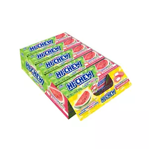 Watermelon - Box of 15 Sticks, 1.76Oz Ea | Unique Fun Soft & Chewy Taffy Candy | - Picture 1 of 6