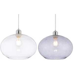 Modern Bubble Effect Glass Ceiling Pendant Light Shade Endon Dimitri - Picture 1 of 18