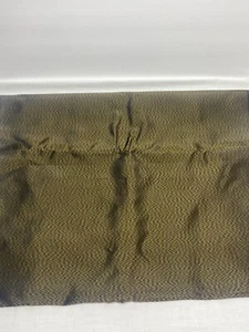 Vintage Fabric Shiny Irredescent black and gold 3 yds x 49" - Picture 1 of 3
